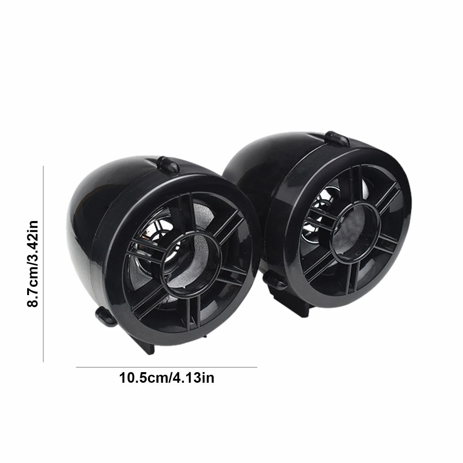 audio per moto, altoparlanti impermeabili per moto, altoparlanti stereo da 10,2 cm, amplificatore AUX MP3 integrato classe D da 300 Watt, adatto per manubri da 1 a 1,25 pollici