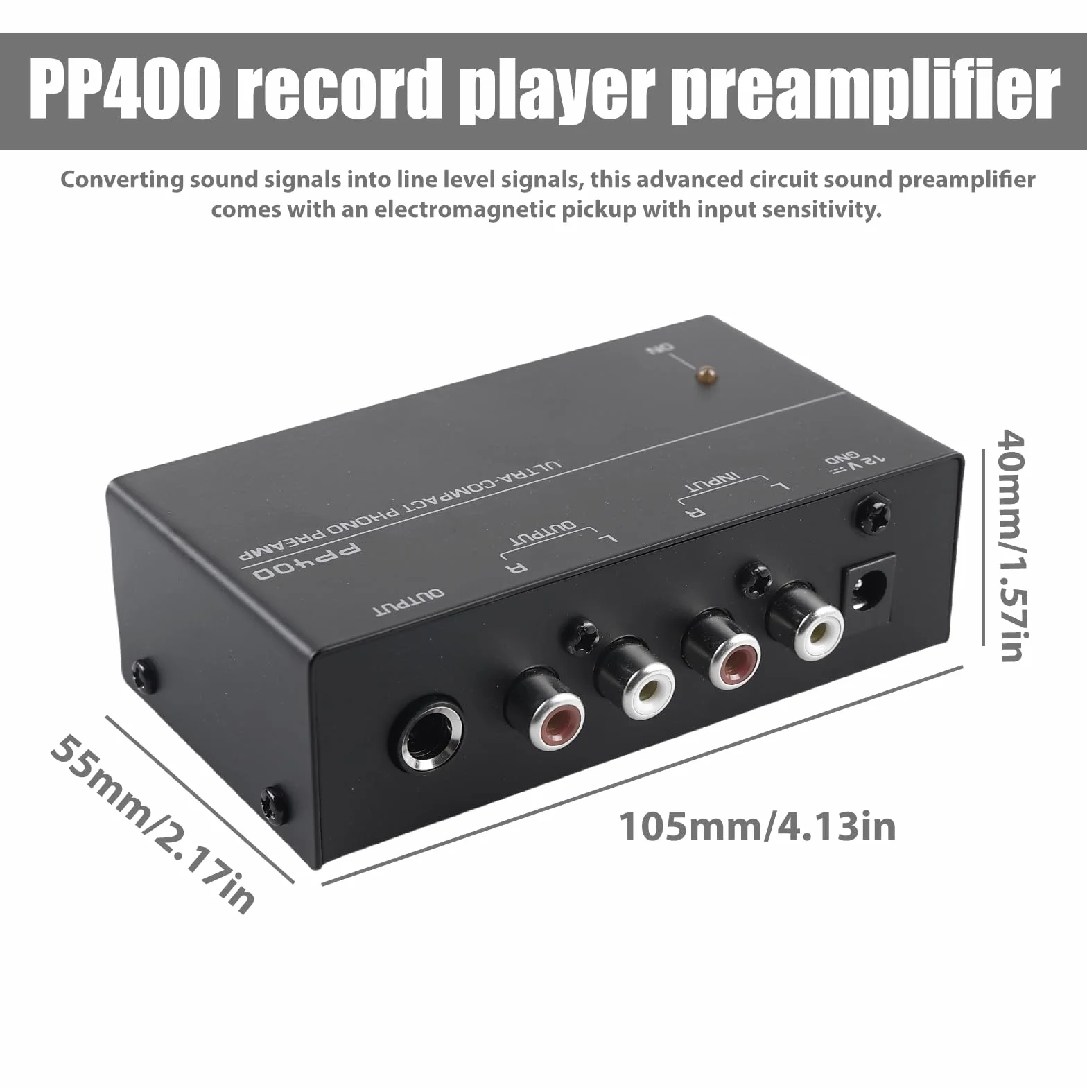 Preamplificatore Phono Stereo per Giradischi