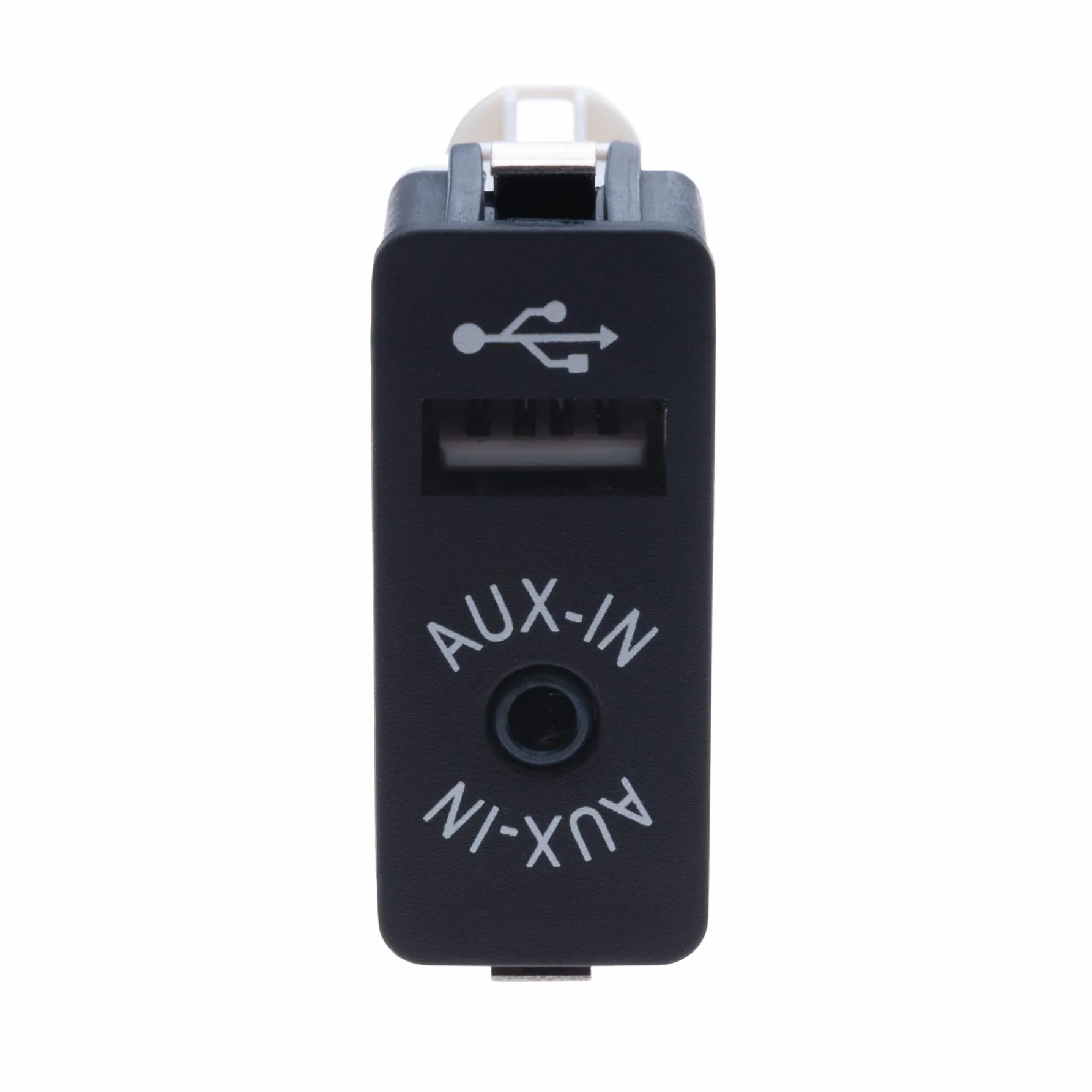 Interruttore per auto USB AUX + Cavo di collegamento USB 4 pin + Cablaggio AUX 12 pin Compatibile con BMW 1 3 5 5 6 E81 E82 E87 E88 E90 E91 E92 E93 E60 E61 F07 F10 F11 E63 E64 Radio veicolare | 1.5 m