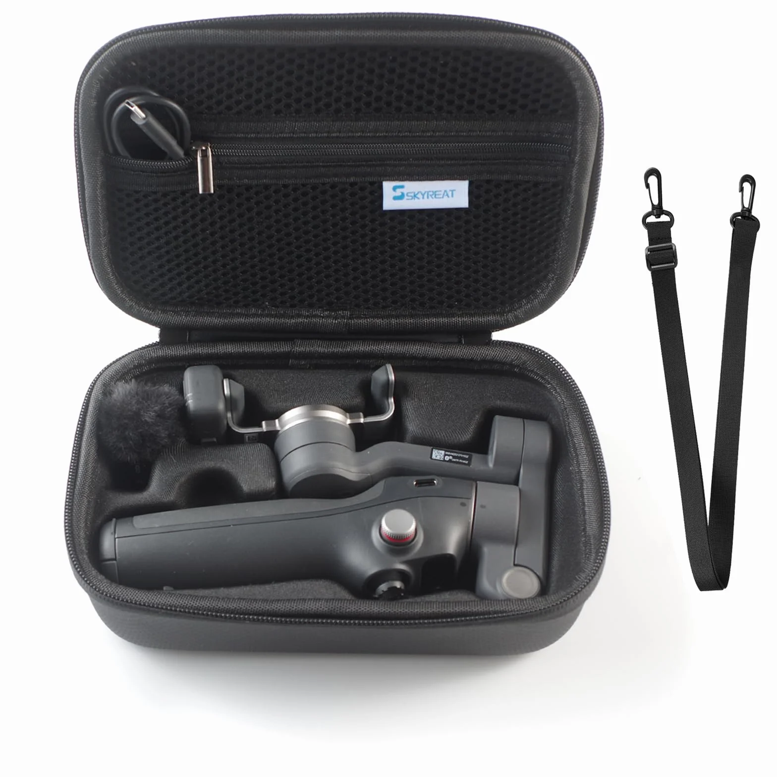 SKYREAT Osmo Mobile 8/7/7P, custodia portatile in pelle PU, borsa da viaggio per DJI OSMO Mobile 8/7/7P Vlog Combo Gimbal Stabilizzatore Accessori
