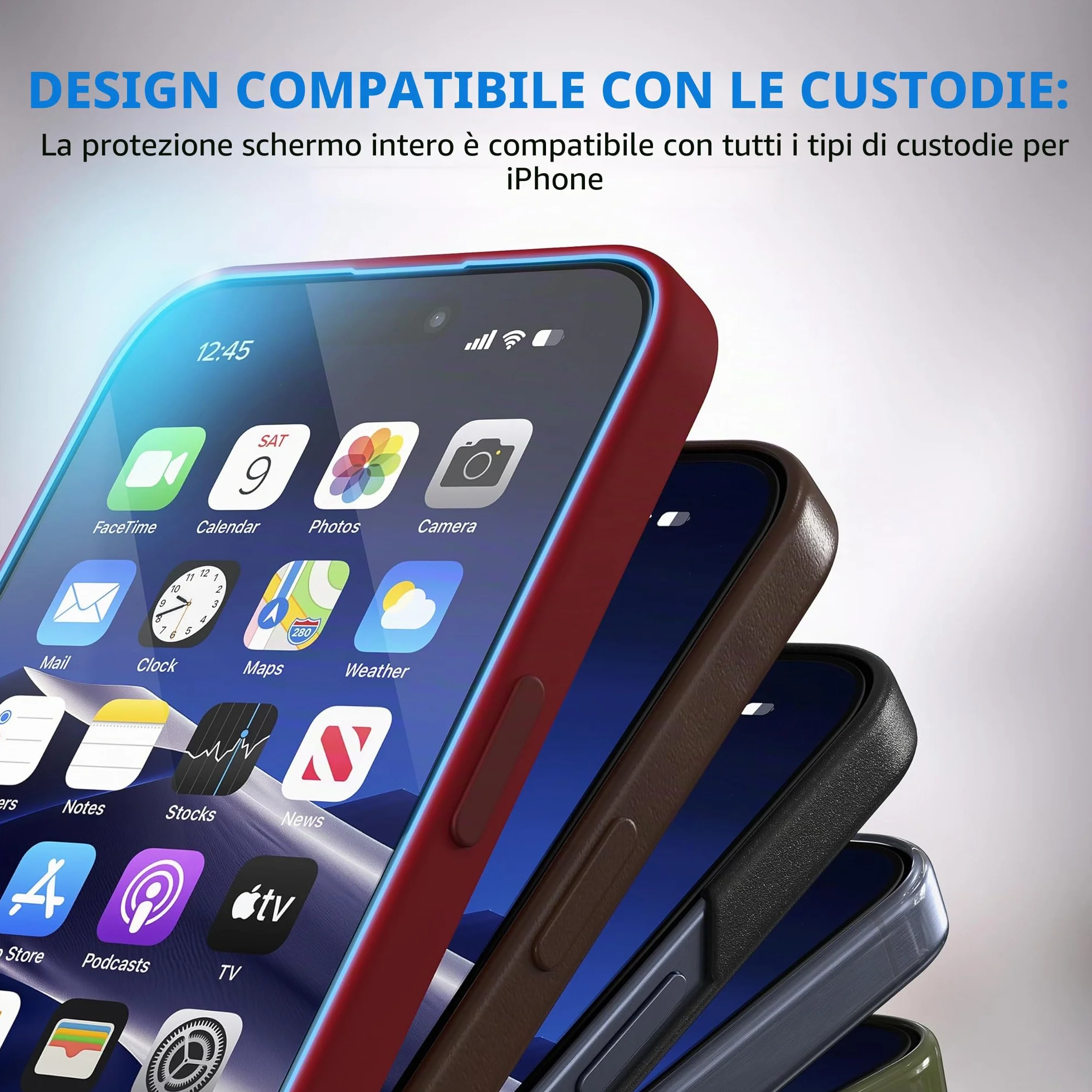 Deppa |2 Pezzi| Pellicola Privacy per iPhone 17 Pro (6,3") con Kit di Installazione Facile | Anti-Polvere e Anti-Bolle | Vetro Temperato Anti-Spia, Ultra Resistente, Copertura Totale, Anti-Graffi