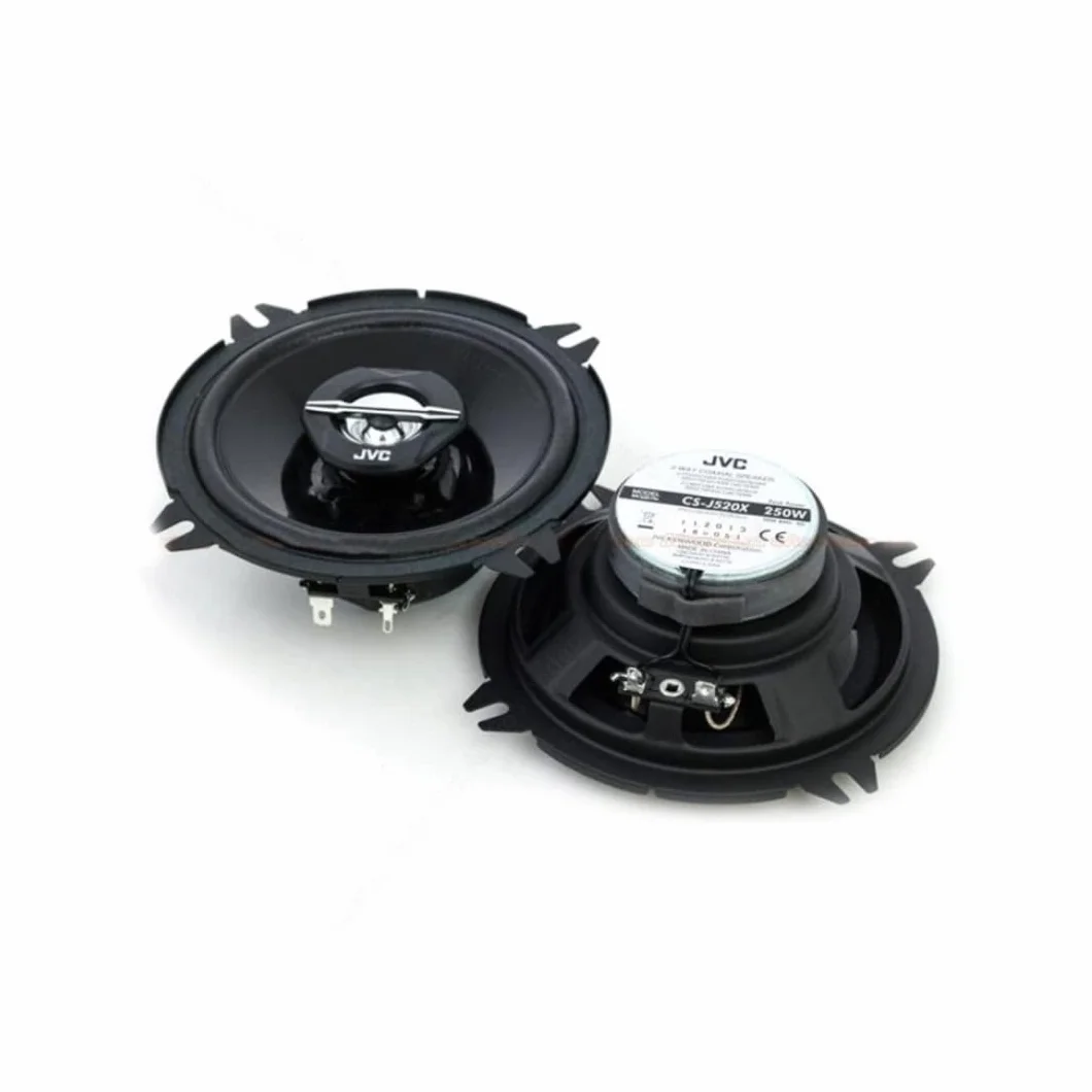 JVC CS-J520X Diffusori stereo per auto, a 2 vie, 250W/30W RMS, 40 - 22.000 Hz, Surround ibrido, Nero, 13 cm