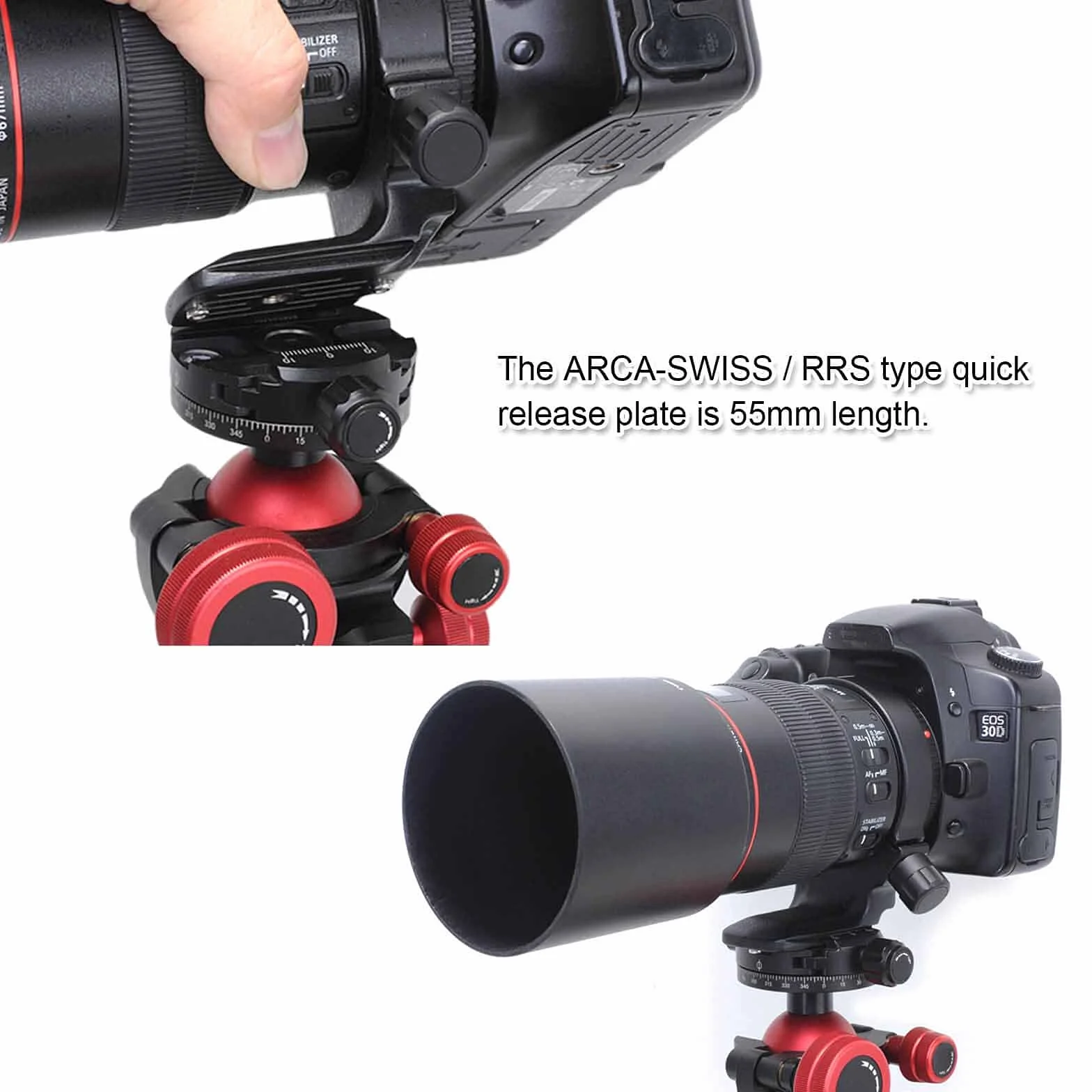 iShoot Metallo Treppiede Anello D Lens Collare Supporto Staffa di Supporto per Canon EF 100mm f/2.8L è USM Macro