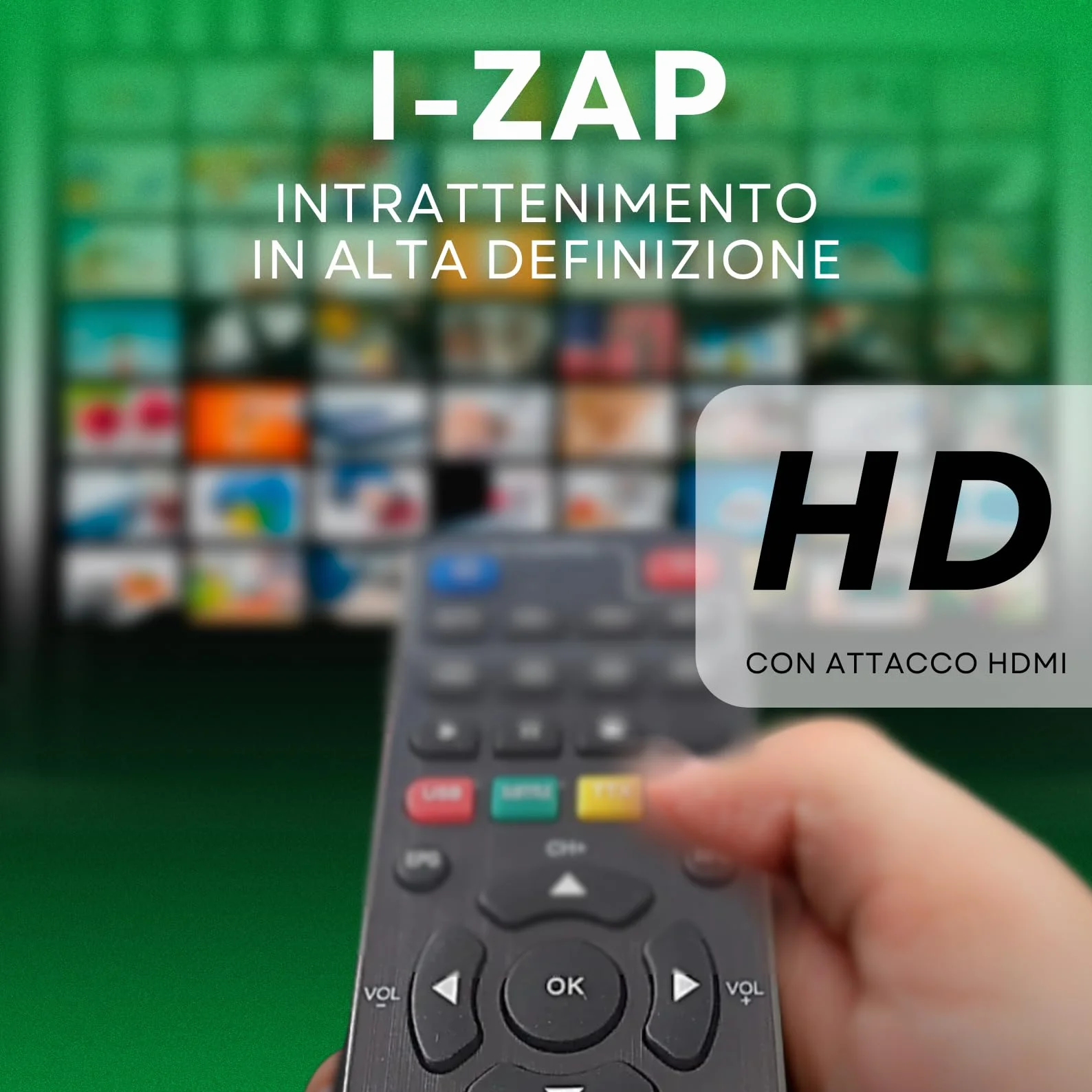 i-ZAP T366 Decoder Digitale Terrestre DVB-T2 HDMI SCART USB ETHERNET
