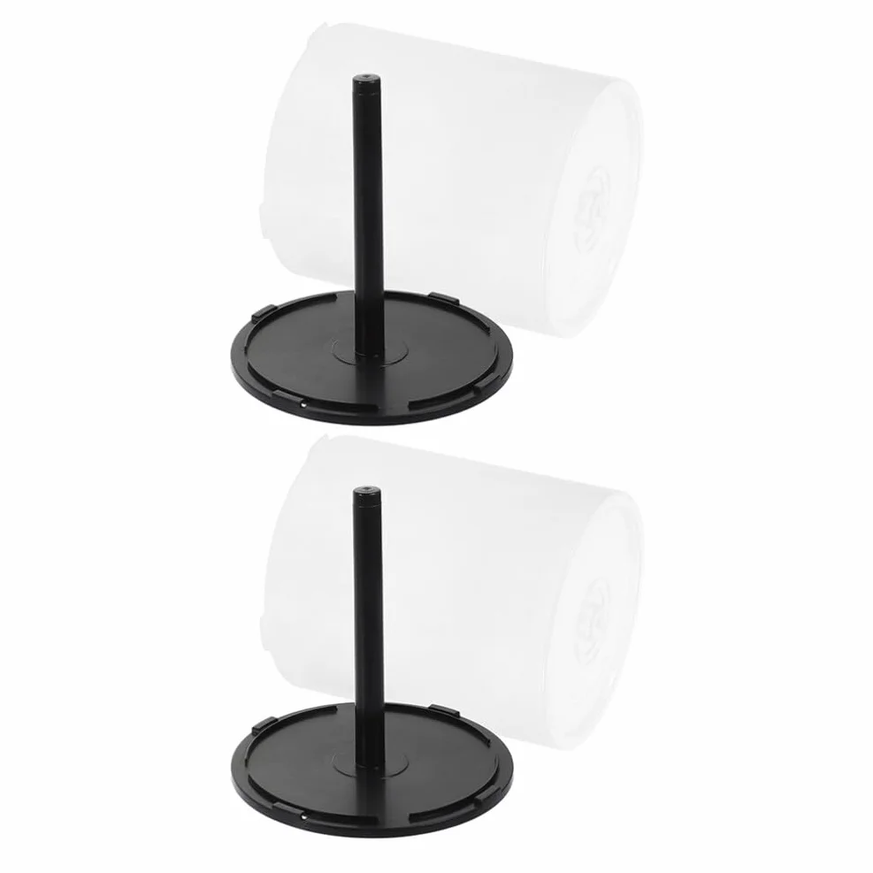PRETYZOOM Scatola Per Torta Vuota Per Cd/Dvd Da 4 Pezzi Con Mandrino Scatola Di Immagazzinaggio Porta CD In Plastica Trasparente Secchio Per Riporre I Dvd Capacità Di 100 Per CD Dvd