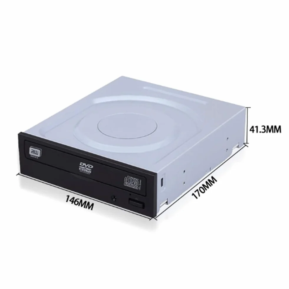 Computer desktop con drive interno integrato e masterizzatore ottico DVD/CD integrato