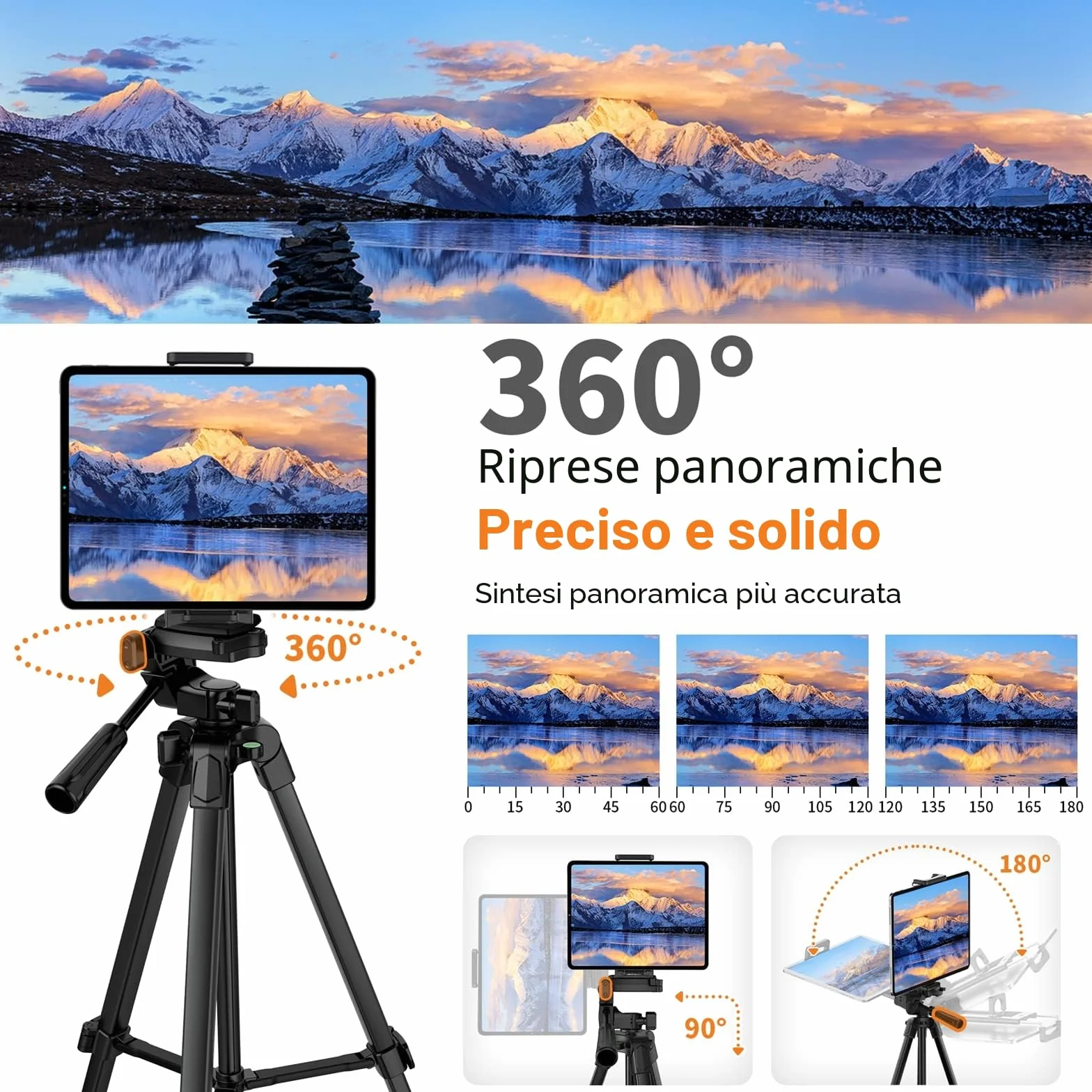 Treppiede Smarthphone, Nuovo 172cm/67in Treppiedi Fotocamera Cavalletto Smartphone per iPhone/Samsung/Huawei/iPad/Reflex, Cavalletto Telefono con Supporto Telefono e Telecomando Bluetooth