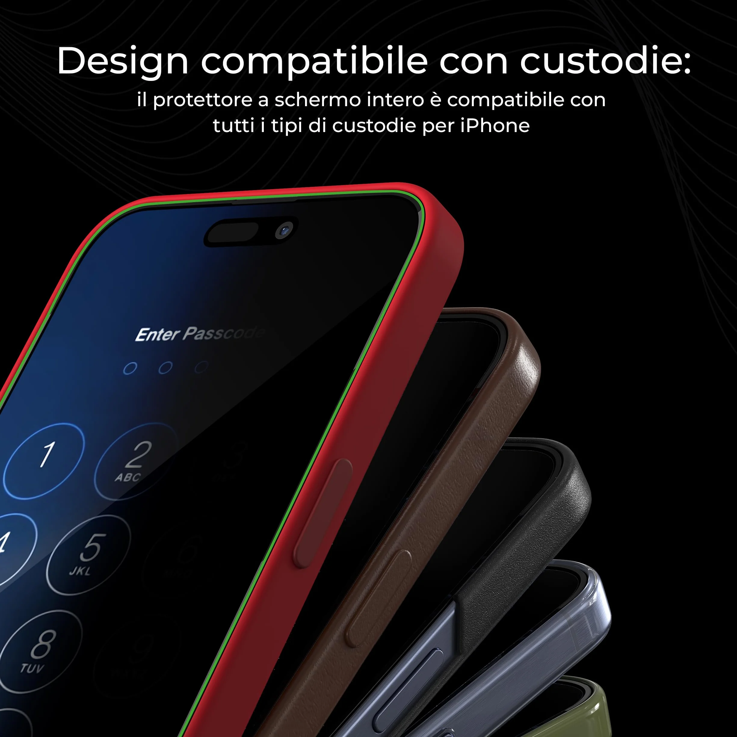 Deppa [2 Pezzi Pellicola Privacy per iPhone 15 Pro Max (6.7") | Vetro Temperato Anti-Spia 9H | Copertura Totale | Anti Graffi | Ultra Resistente | Kit di Installazione Facile