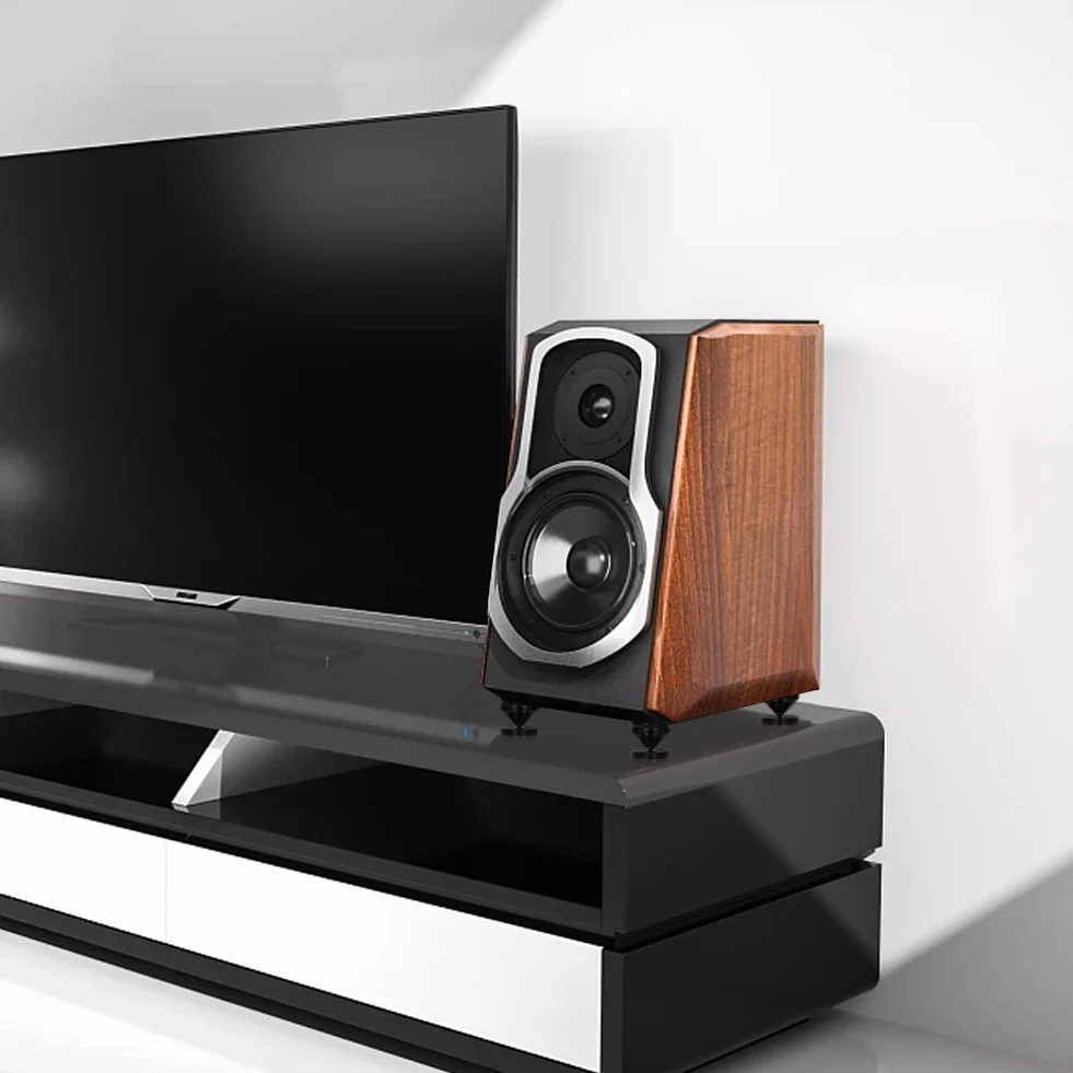 Set di 8 Punte per Altoparlante HiFi, Piedini in Lega di Alluminio, Supporto Nero