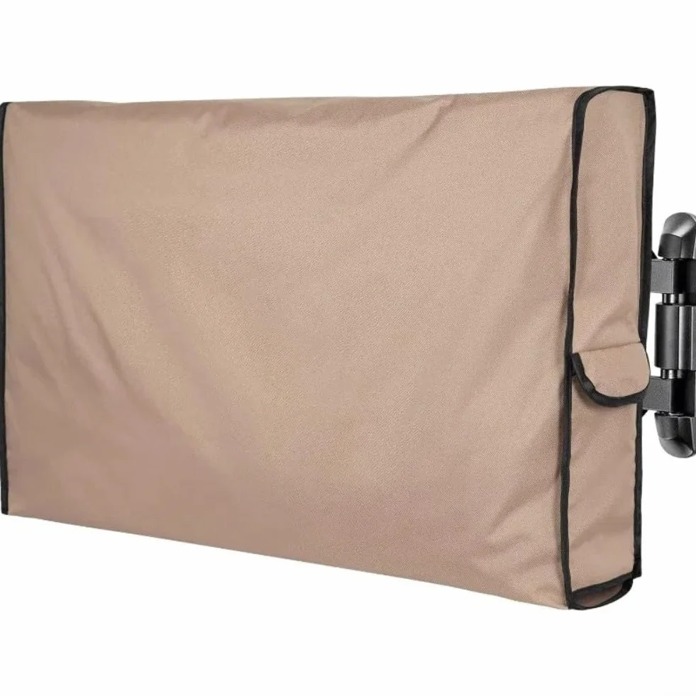 Copertura per TV da esterno 210D impermeabile cachi 127 x 12,7 x 76,2 cm