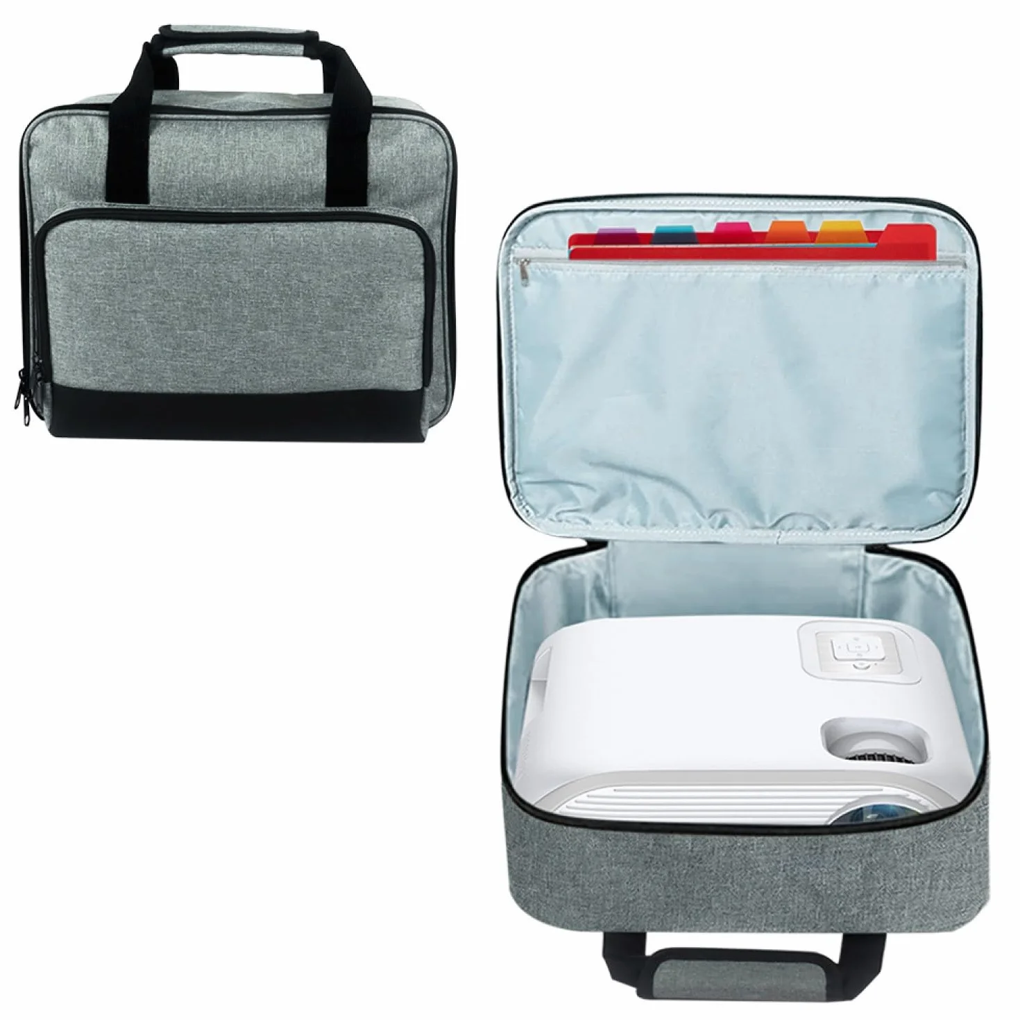 Borsa da viaggio per proiettore, Custodia per proiettore, Borsa Portatile da Proiettore compatibile, Borsa per proiettore Economy, impermeabile e lavabile, Borsa da Videoproiettore compatibile