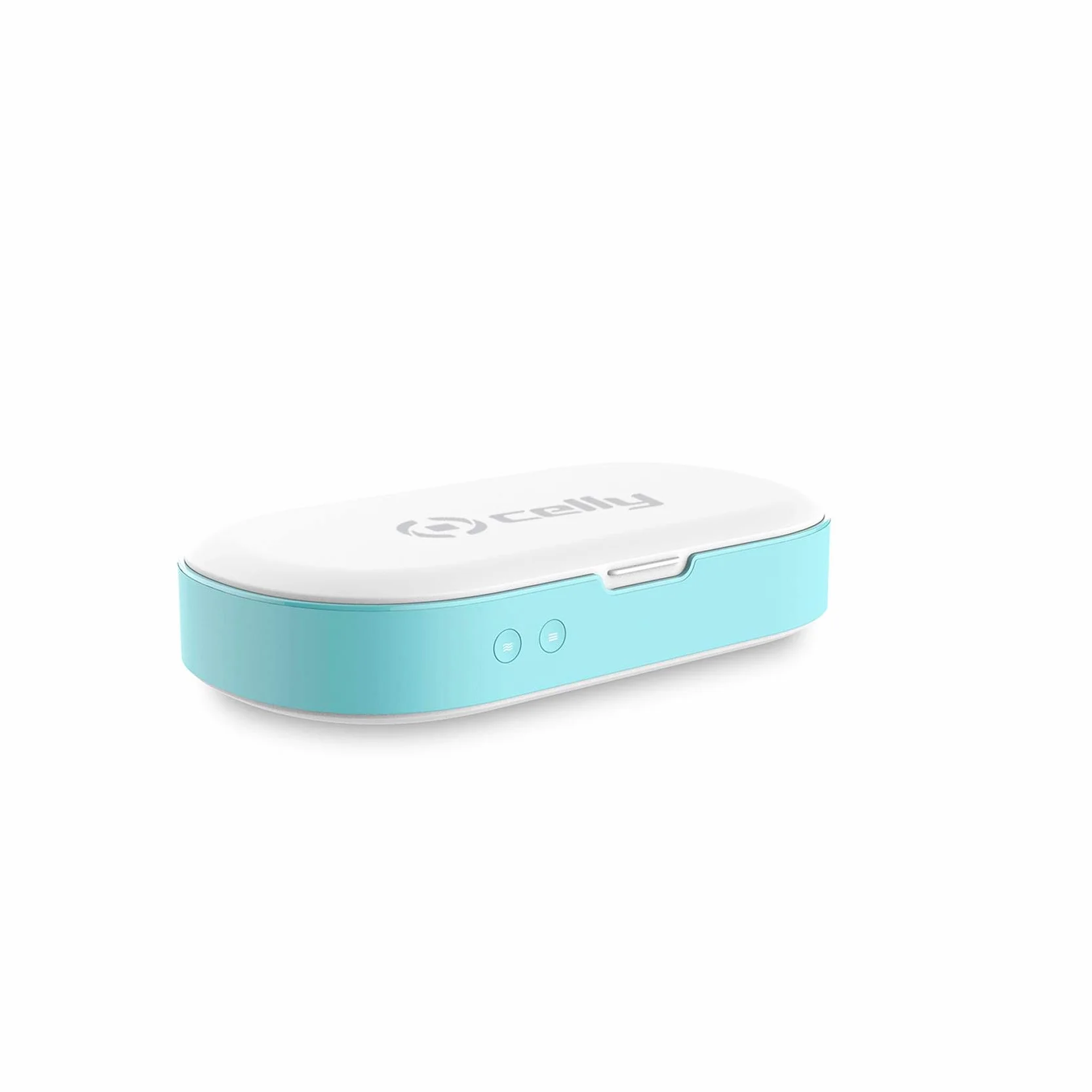 Celly Sterilizzatore UV Universale (certificazioni), Scatola disinfettante con Raggi UV-C e Funzione aromaterapia per Smartphone e Accessori, Orologi, Maschere, Guanti.
