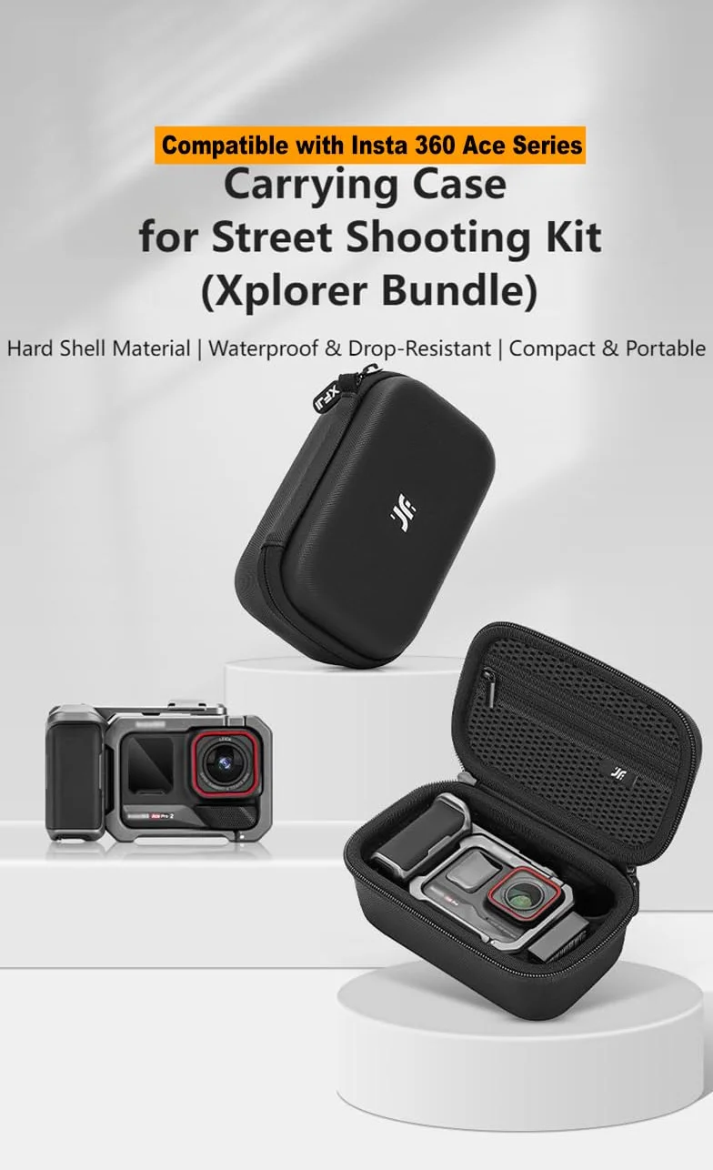 Custodia Impermeabile Antiurto per Insta.360 Ace Pro 2 Xplorer Grip Kit - Impugnatura, Batterie e Adattatore Sgancio Rapido