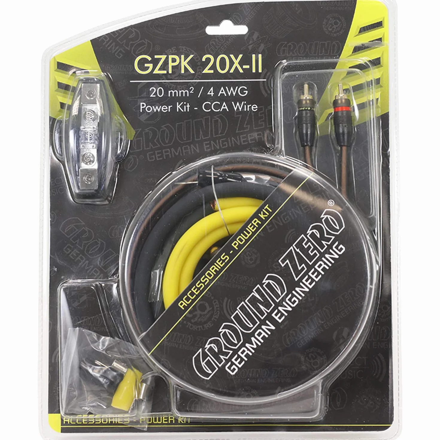 GZPK 20X-II Ground Zero 4 AWG Kit di cablaggio