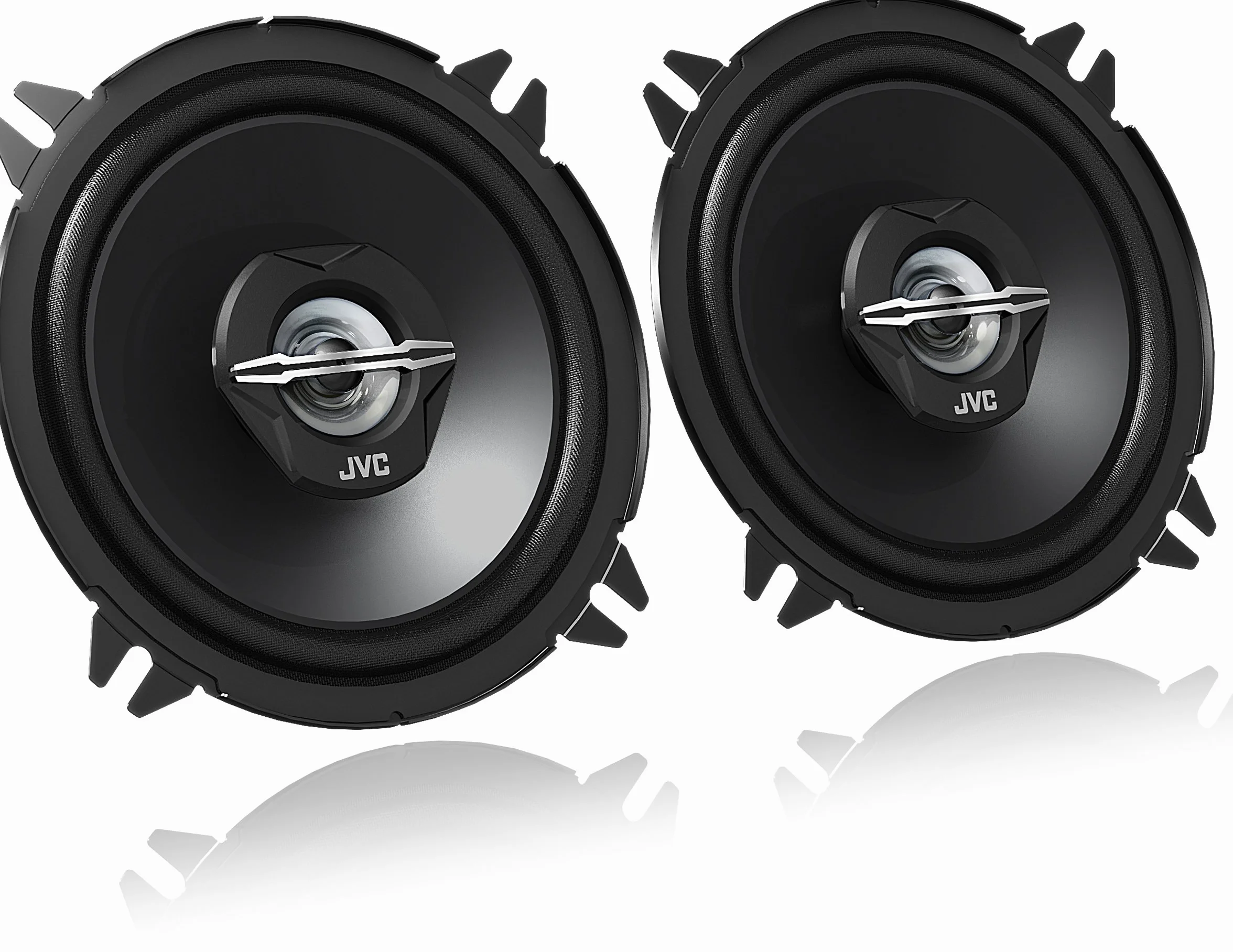 JVC CS-J520X Diffusori stereo per auto, a 2 vie, 250W/30W RMS, 40 - 22.000 Hz, Surround ibrido, Nero, 13 cm