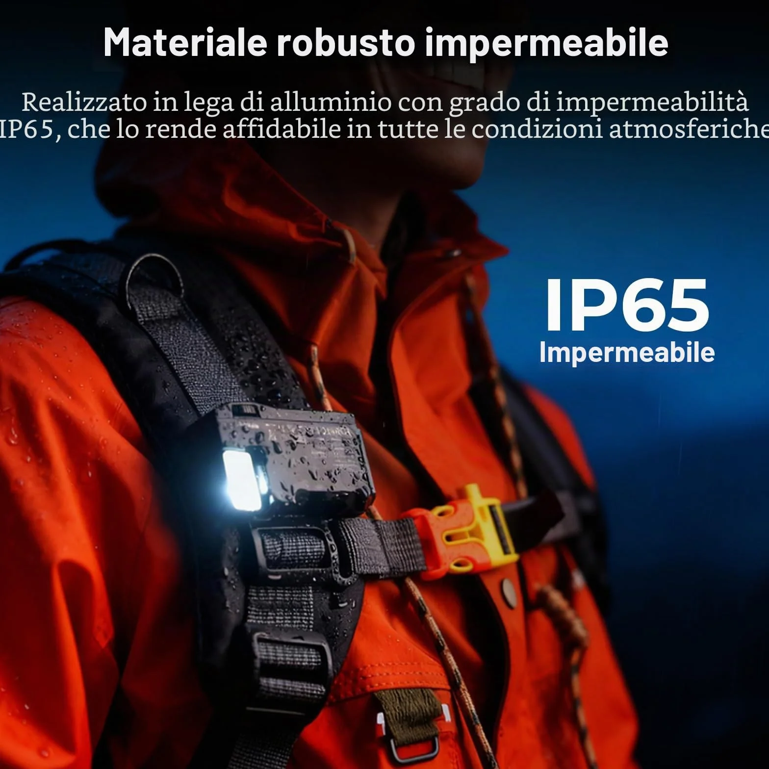 SMALLRIG Mini torcia EDC ricaricabile, luce LED magnetica da 400 lumen, formato tascabile, impermeabile IP65, vite da 1/4"-20, diffusore, torcia portatile per campeggio, segnalazione - 5710