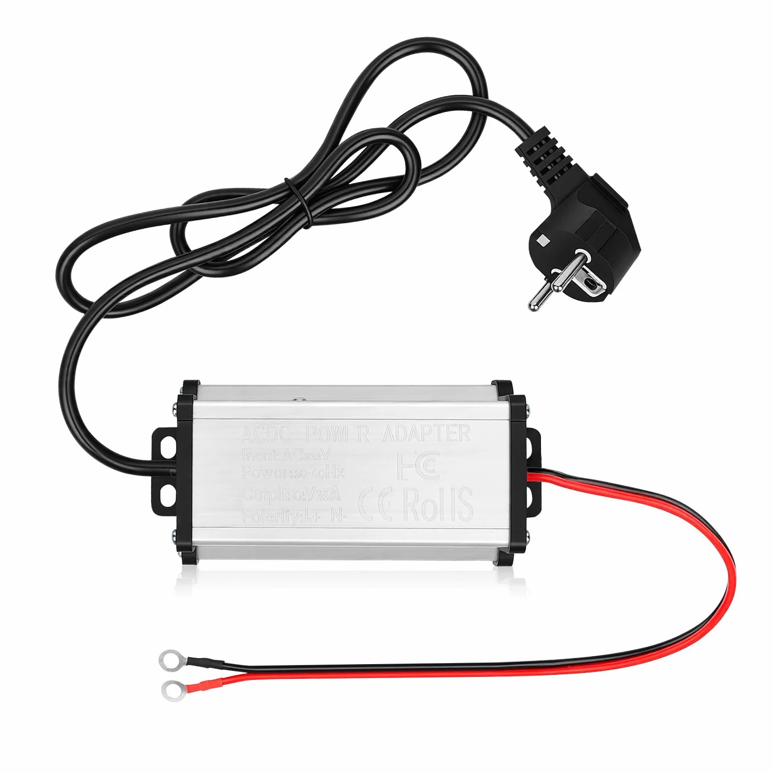 Convertitore da 220V a 12V, Adattatore di Alimentazione per riscaldatore, leggero e portatile Convertitore Di Tensione per roulotte, camper, illuminazione LED garage o interni
