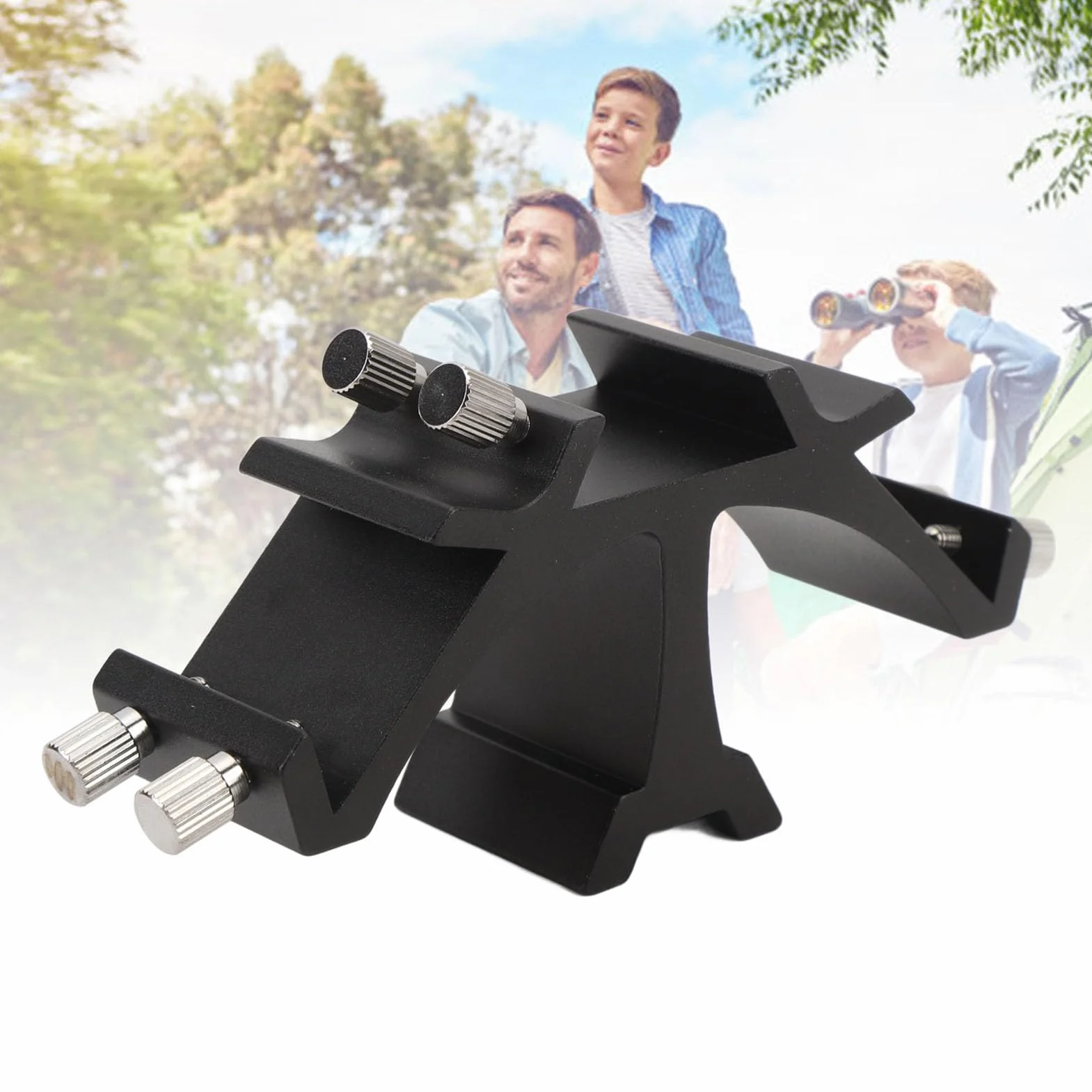 Rack per Slot Fissi per Telescopio Astronomico a 3 Slot, Staffa di Montaggio per Telescopio Triplo Completamente in Metallo, Installazione Semplice, Stabile e Leggero, più