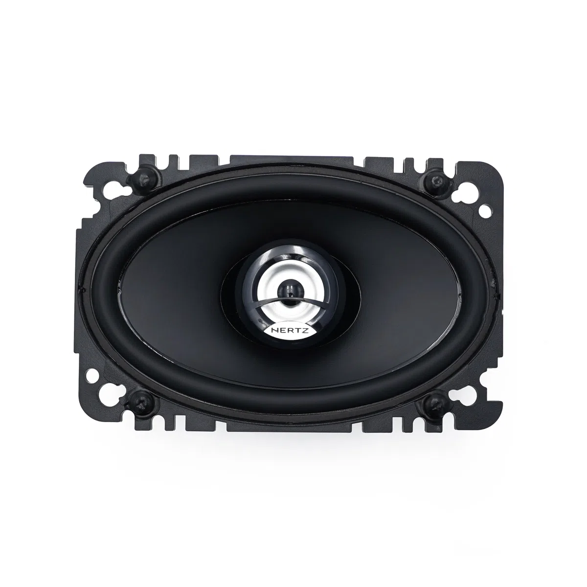 Hertz DCX 460.3 – Coppia di altoparlanti coassiali a 2 vie da 4"x6" per auto, 120W Peak, tweeter a cupola in PEI e cono in carta trattata per risposta lineare