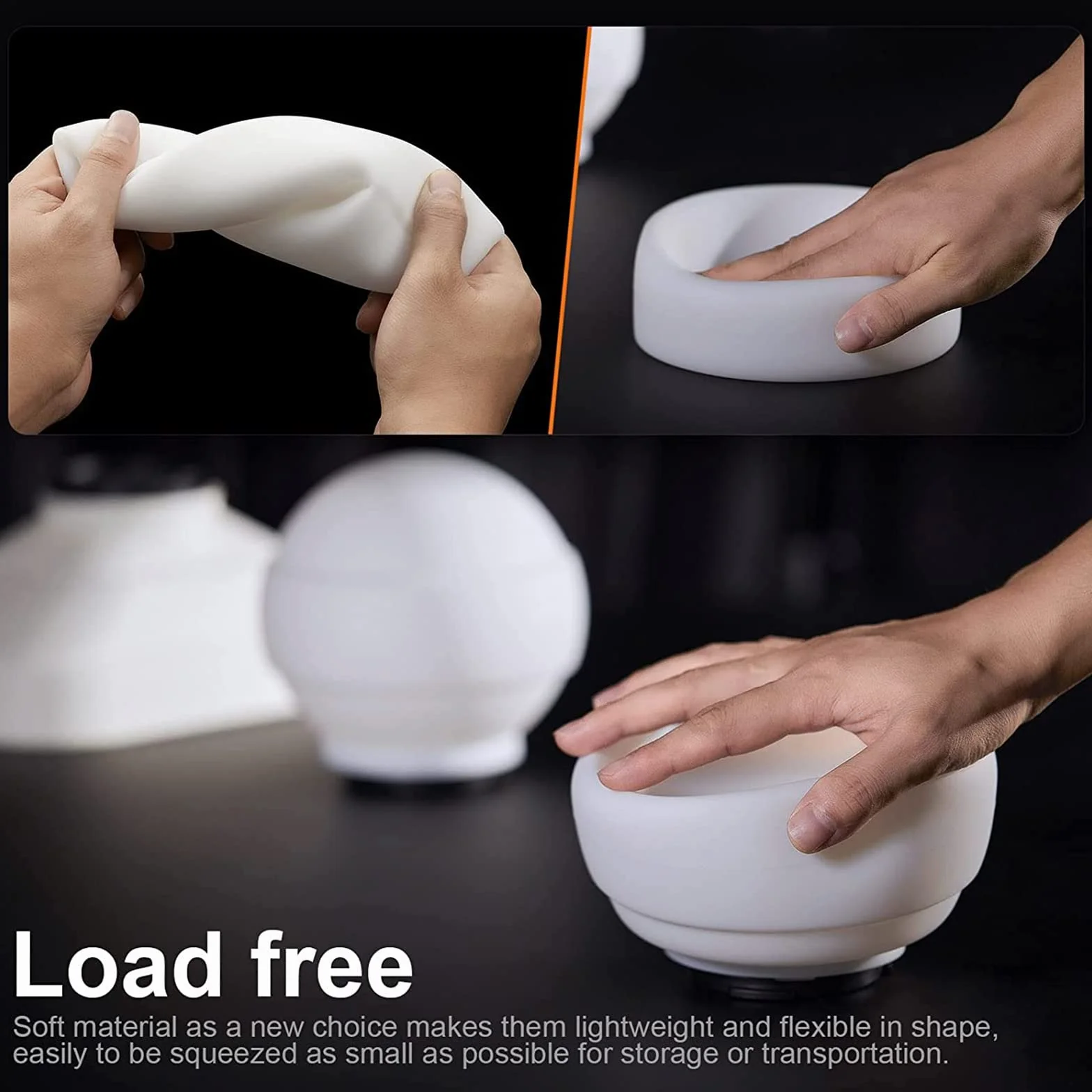 Godox ML-CD15 Diffusore Dome con 3 Adattatori per Godox V1 V1Pro AD100PRO AD200PRO V860III V850II TT685II TT600 AD200 ML30 ML30Bi ML60 ML60Bi AD300PRO AD400PRO