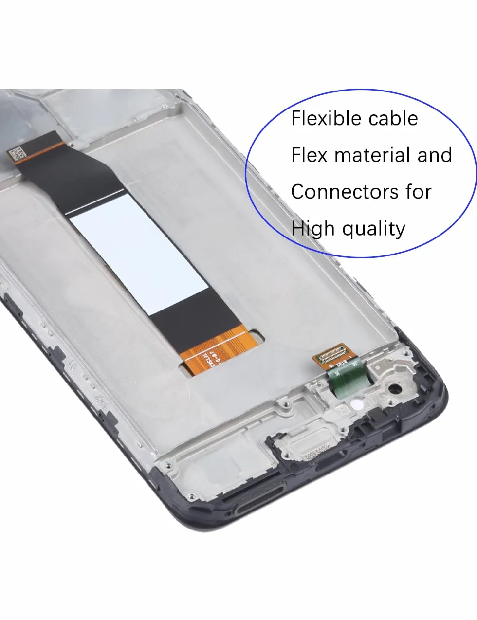 Display originale di ricambio per Xiaomi Redmi Note 10 5G / Note 10T 5G LCD schermo, per Xiaomi Poco M3 Pro 5G Display Touch Digitizer Assembly Kit di riparazione (nero con cornice)