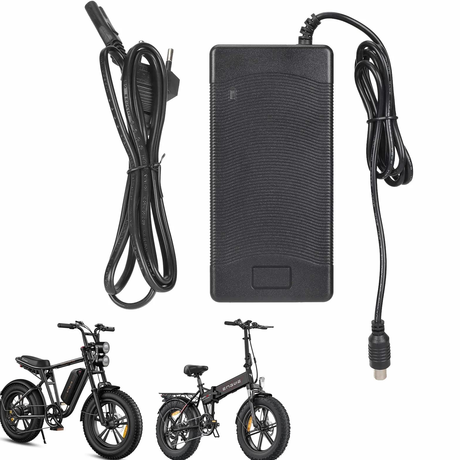 Caricatore 54,6 V 2 A per ENGWE EP-2Pro/Engine Pro bicicletta elettrica scooter 48 V batteria agli ioni di litio ricarica rapida spegnimento automatico