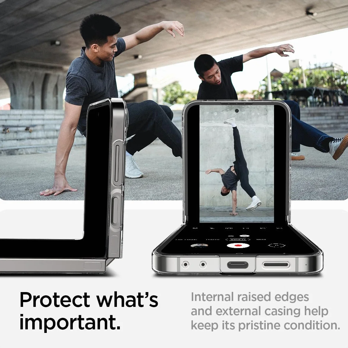 Spigen Cover Air Skin Compatibile con Samsung Galaxy Z Flip 7 FE e Samsung Galaxy Z Flip 6 - Zero One