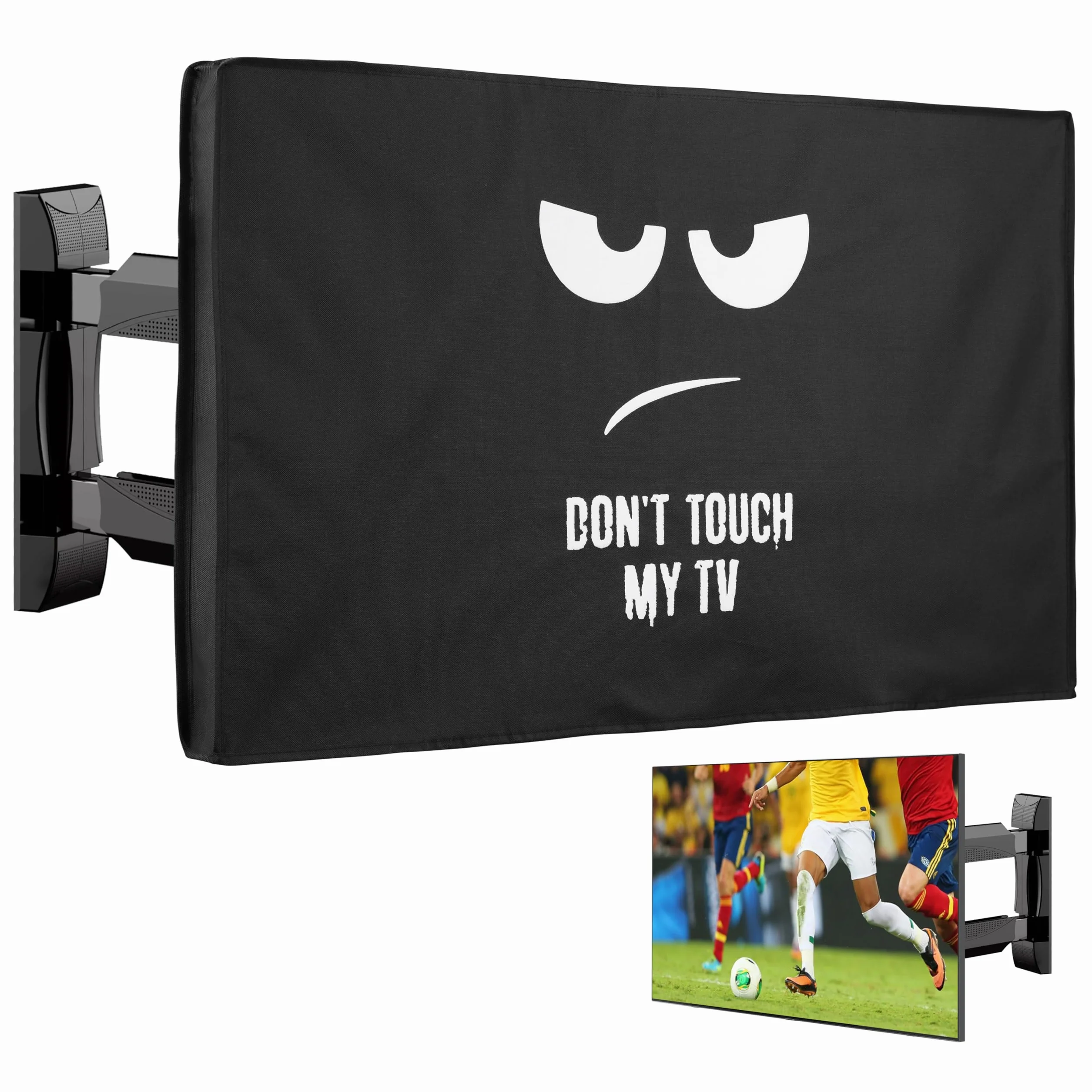 kwmobile Protezione per 32" TV - Cover Impermeabile Antipolvere per Schermo PC e TV