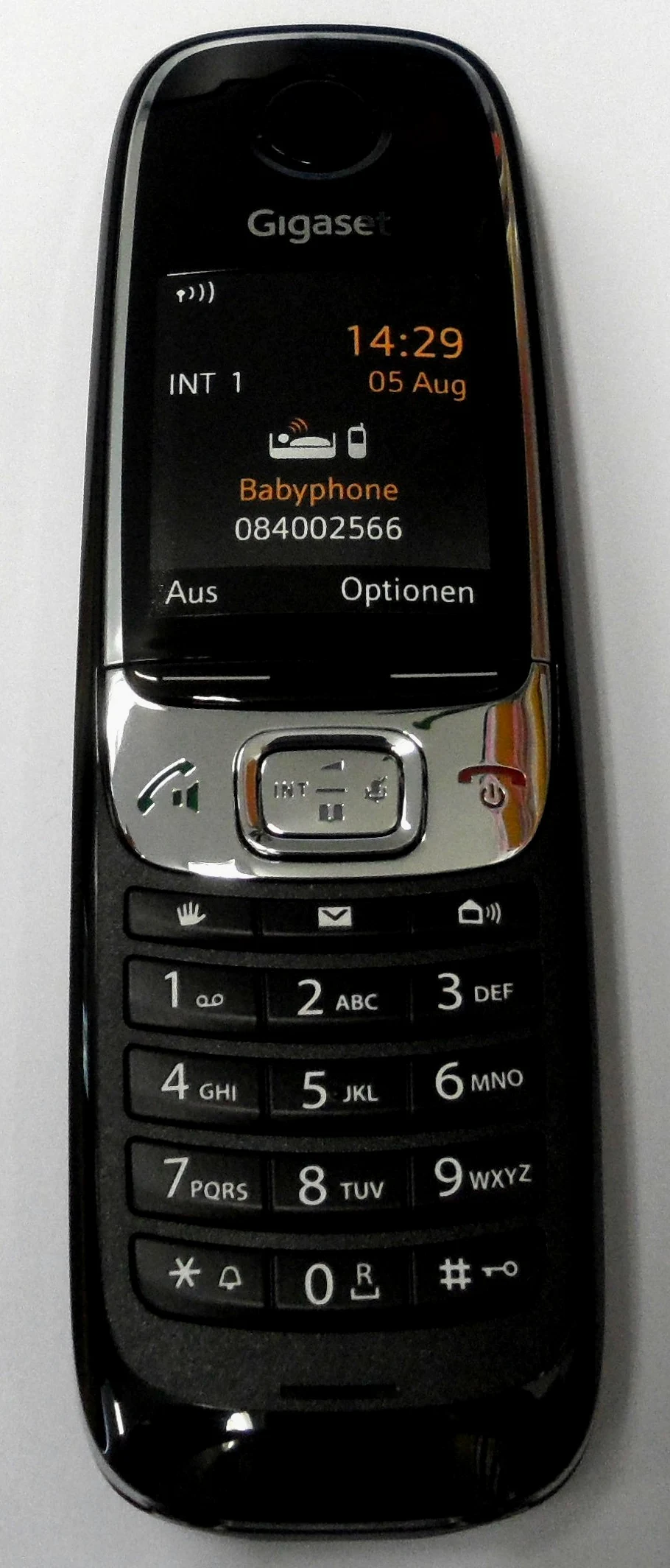 Gigaset Mobile aggiuntivo C620H senza base di ricarica, colore nero, solo per Gigaset C620/C620A, per sostituzione/estensione